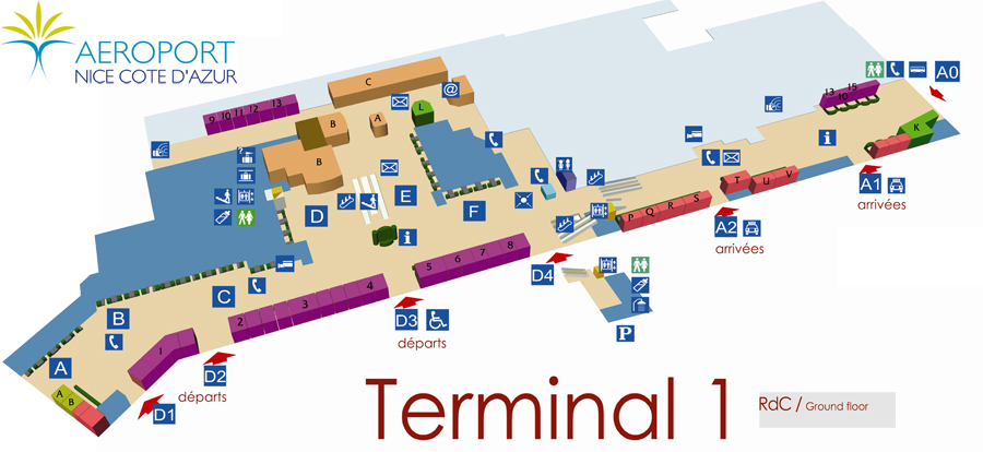 Terminal 1 Nice Airport (NCE)